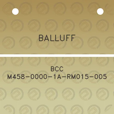 balluff-bcc-m458-0000-1a-rm015-005