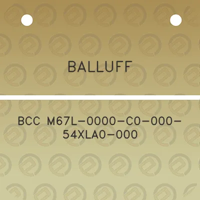 balluff-bcc-m67l-0000-c0-000-54xla0-000