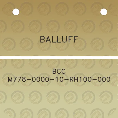 balluff-bcc-m778-0000-10-rh100-000