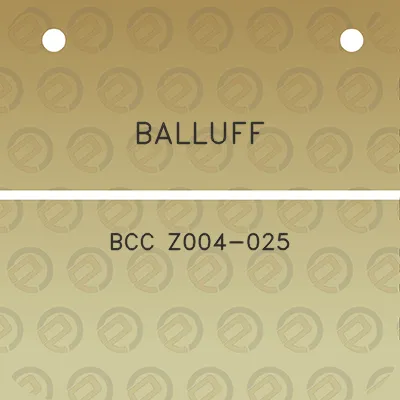 balluff-bcc-z004-025