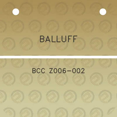 balluff-bcc-z006-002