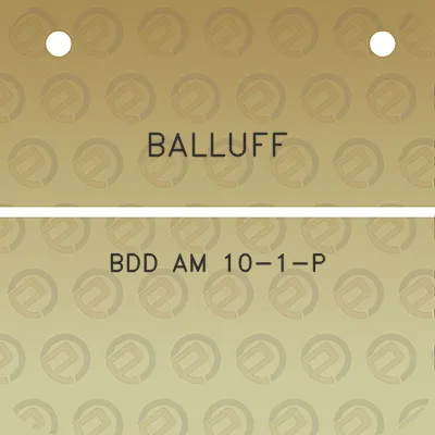 balluff-bdd-am-10-1-p