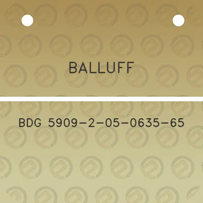 balluff-bdg-5909-2-05-0635-65