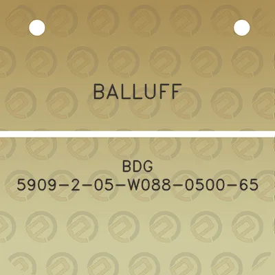 balluff-bdg-5909-2-05-w088-0500-65