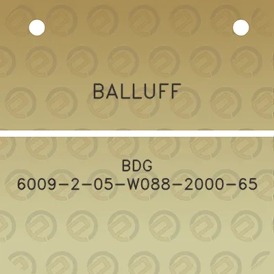 balluff-bdg-6009-2-05-w088-2000-65