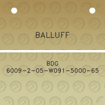 balluff-bdg-6009-2-05-w091-5000-65