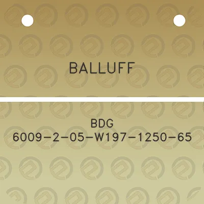 balluff-bdg-6009-2-05-w197-1250-65