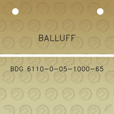 balluff-bdg-6110-0-05-1000-65