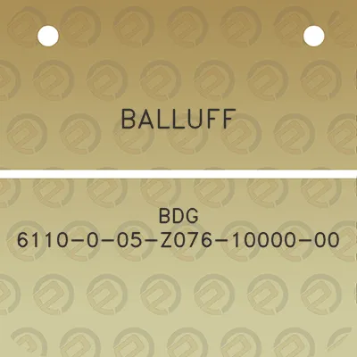 balluff-bdg-6110-0-05-z076-10000-00