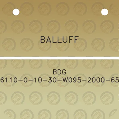 balluff-bdg-6110-0-10-30-w095-2000-65