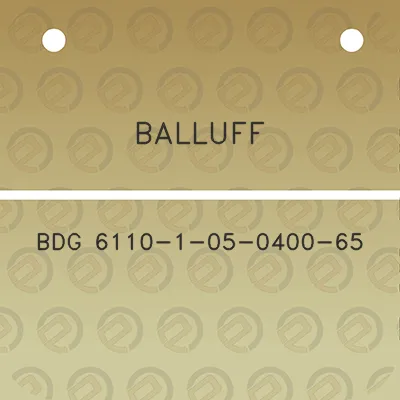 balluff-bdg-6110-1-05-0400-65