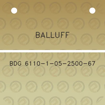 balluff-bdg-6110-1-05-2500-67