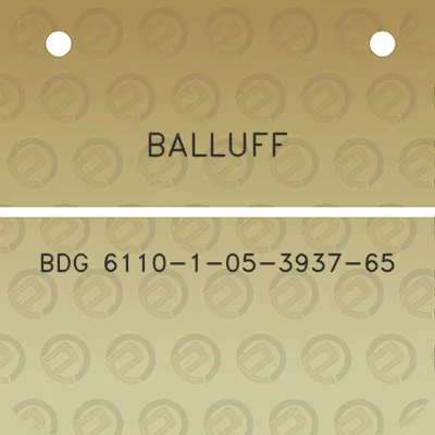 balluff-bdg-6110-1-05-3937-65