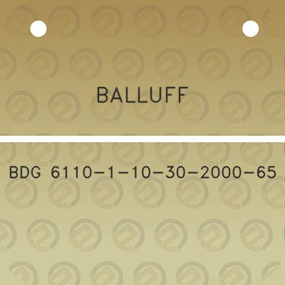 balluff-bdg-6110-1-10-30-2000-65