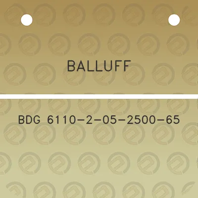 balluff-bdg-6110-2-05-2500-65