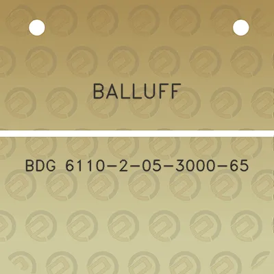 balluff-bdg-6110-2-05-3000-65