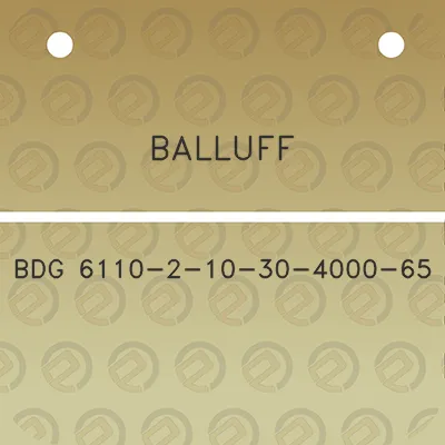 balluff-bdg-6110-2-10-30-4000-65