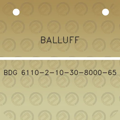 balluff-bdg-6110-2-10-30-8000-65