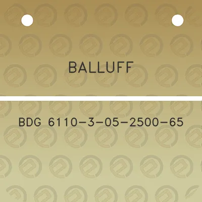 balluff-bdg-6110-3-05-2500-65