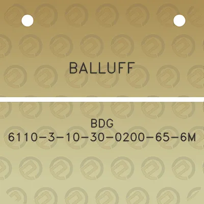 balluff-bdg-6110-3-10-30-0200-65-6m