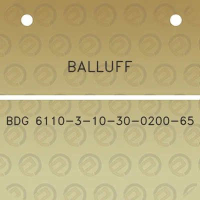 balluff-bdg-6110-3-10-30-0200-65