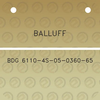 balluff-bdg-6110-4s-05-0360-65