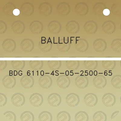 balluff-bdg-6110-4s-05-2500-65