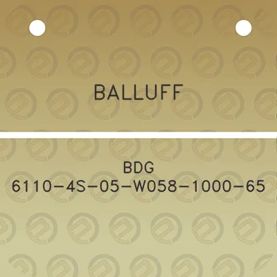 balluff-bdg-6110-4s-05-w058-1000-65