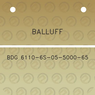 balluff-bdg-6110-6s-05-5000-65