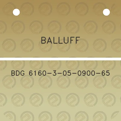 balluff-bdg-6160-3-05-0900-65