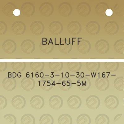 balluff-bdg-6160-3-10-30-w167-1754-65-5m