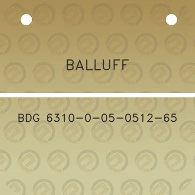 balluff-bdg-6310-0-05-0512-65