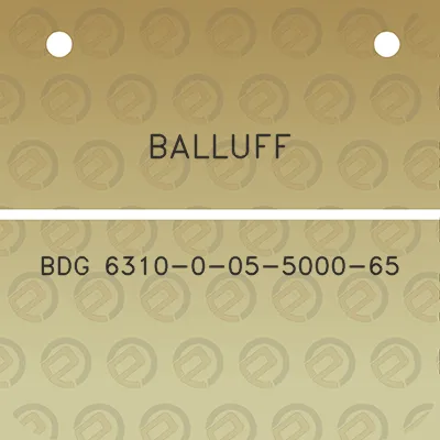 balluff-bdg-6310-0-05-5000-65