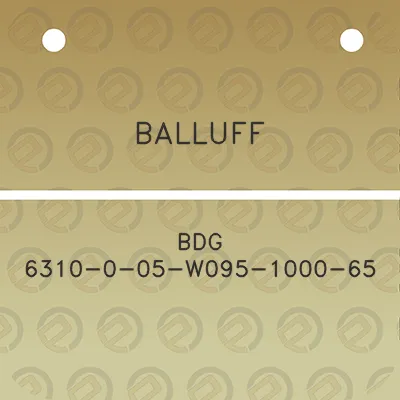 balluff-bdg-6310-0-05-w095-1000-65