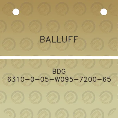 balluff-bdg-6310-0-05-w095-7200-65