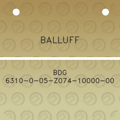 balluff-bdg-6310-0-05-z074-10000-00