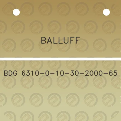 balluff-bdg-6310-0-10-30-2000-65