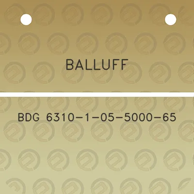 balluff-bdg-6310-1-05-5000-65