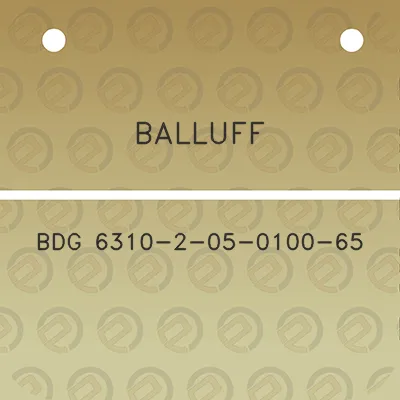 balluff-bdg-6310-2-05-0100-65