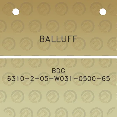 balluff-bdg-6310-2-05-w031-0500-65