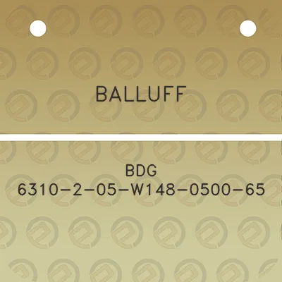 balluff-bdg-6310-2-05-w148-0500-65