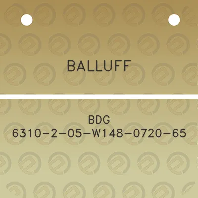 balluff-bdg-6310-2-05-w148-0720-65