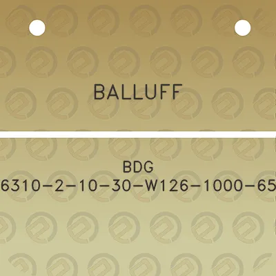 balluff-bdg-6310-2-10-30-w126-1000-65