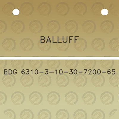 balluff-bdg-6310-3-10-30-7200-65