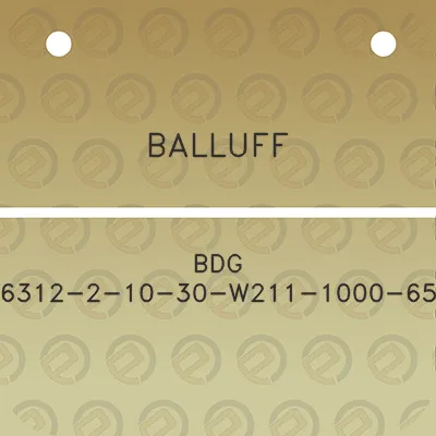 balluff-bdg-6312-2-10-30-w211-1000-65