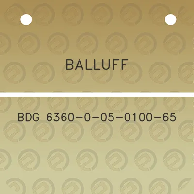 balluff-bdg-6360-0-05-0100-65