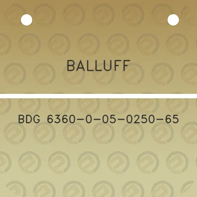 balluff-bdg-6360-0-05-0250-65