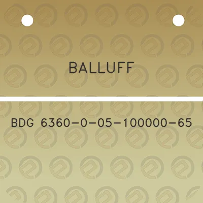 balluff-bdg-6360-0-05-100000-65