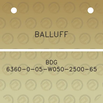 balluff-bdg-6360-0-05-w050-2500-65