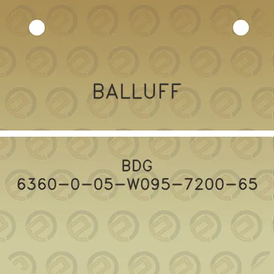 balluff-bdg-6360-0-05-w095-7200-65